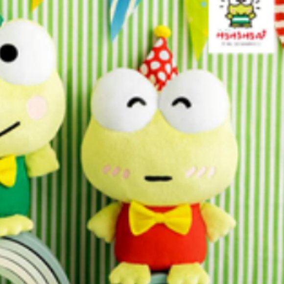 New Sanrio Big Red Keroppi Party Ver. 30cm Toreba Japan - Picture 1 of 3